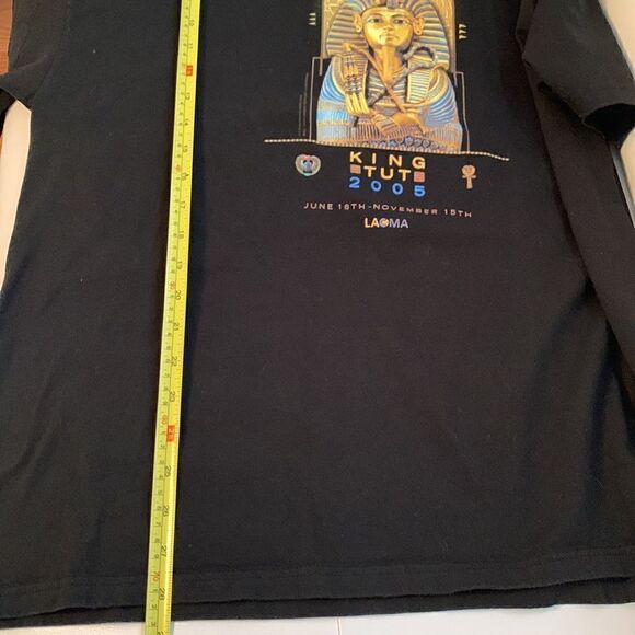 Hanes Authentic King Tut Pharaon Shirt Lama 2005 Museum T - Shirt Size XL - Picture 6 of 7